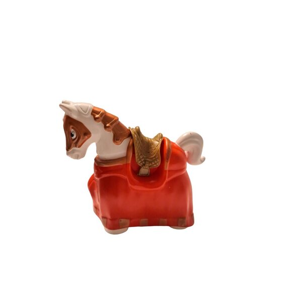 Imaginext Jousting White Horse Pullback Spring Action Toy Vintage Fisher Price - Picture 2 of 5